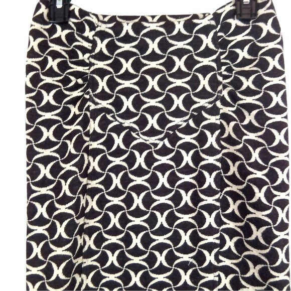 Diane Von Furstenberg Parisian Minimalist Academia Wool Blend Midi Pencil Skirt - Picture 5 of 7